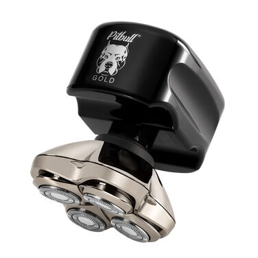 Електрична бритва для голови та обличчя Skull Shaver Pitbull Gold Pro (PBG-PRO) — водонепроникна, для сухого та вологого гоління, з лезами Forte Pro