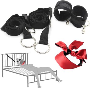 Набір для БДСМ: 26 предметів для сексуального рабства, включає наручники, анальні іграшки, кільце для пеніса, чікер, кліпси для сосків, маска для очей, плеть, заглушка, ідеальний для сексуальних ігор