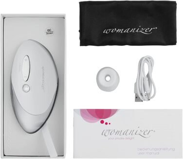 Womanizer PRO W500 - вібратор для стимуляції клітора, GOLD EDITION, 12 режимів, водонепроникний