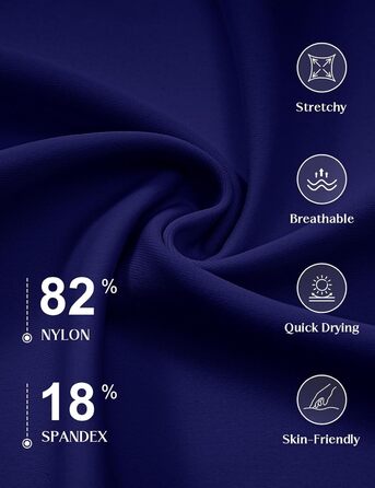 Купальник жіночий суцільний Nadeer Shape з ефектом схуднення, V-подібний виріз, пуш-ап, бретелі подвійні, з чашками (Navyblau, M)