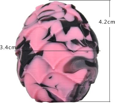 Анальні та вагінальні стимулятори-кульки Liebeskugeln Alien Sporen, Platinum Silicone, 3 шт. (рожевий, чорний)