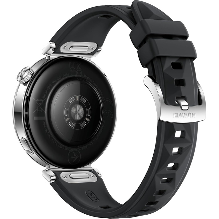 Смарт-годинник Huawei Watch GT5 41mm Black: спортивний годинник з ЕКГ, GPS, моніторингом здоров'я та Bluetooth-дзвінками, до 14 днів автономності, для iOS та Android