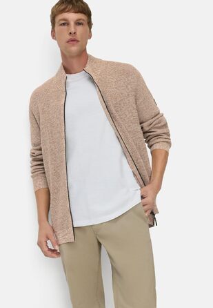 В’язаний піджак camel active (розмір XL, колір вівсяний)