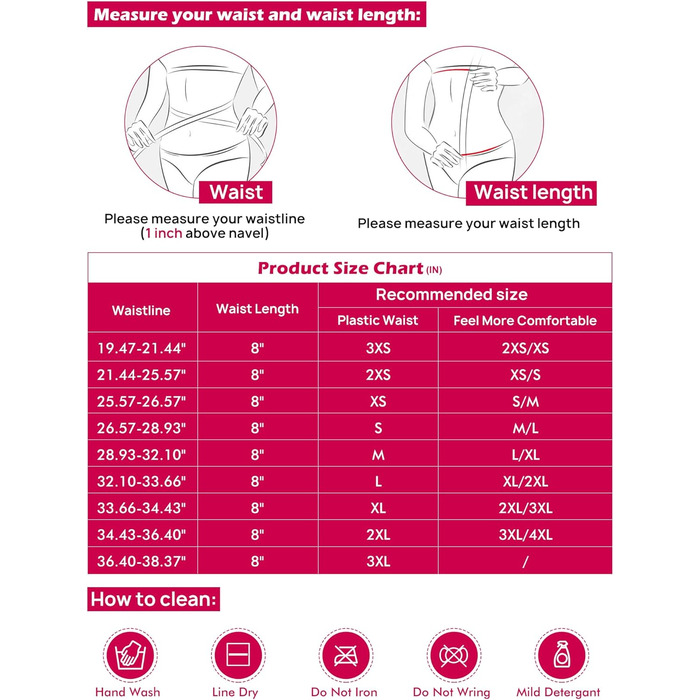 Корсет для фігури жіночий, чорний, з 9 сталевих кісток, для корекції талії
