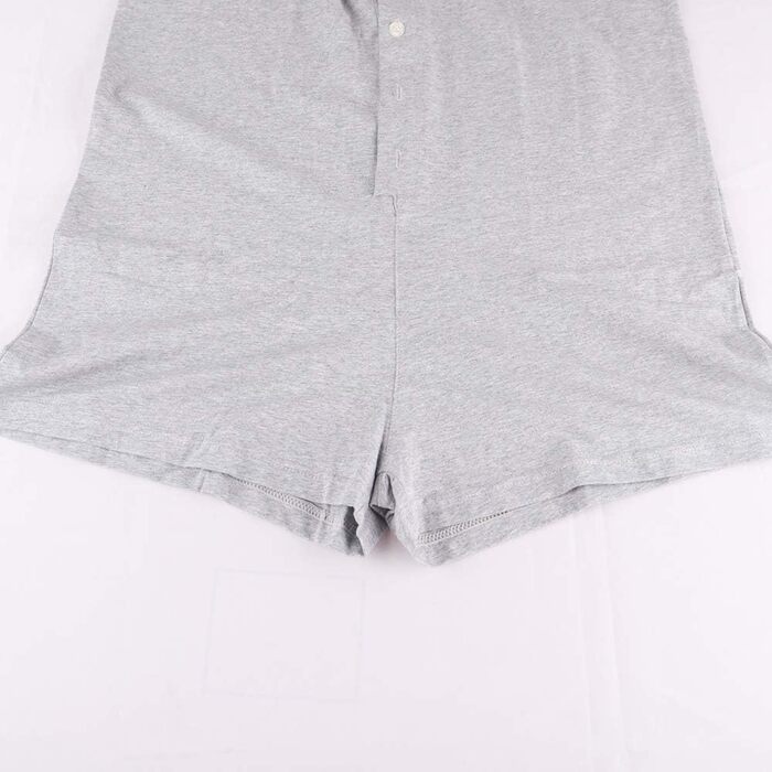 Спортивний боді Usle Alive для чоловіків (XXL, сірий). Стретчева бавовна, майка-комбінезон, рейтузи.