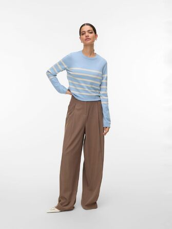 Жіночий трикотажний пуловер VERO MODA VMABA Cashmere Blue (розмір L)