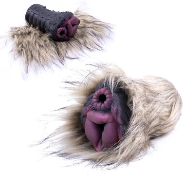 Реалістичний силіконовий мастурбатор-чаша з 3D-вагіною та анальним отвором 2 в 1 для чоловіків