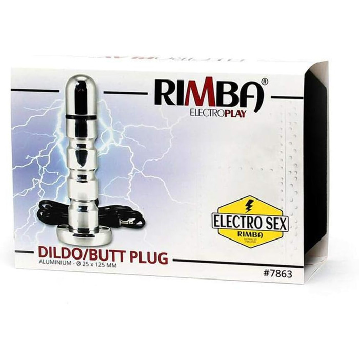 Дильдо з металу срібного кольору, 1 шт. - Erotic Fashion RA7877