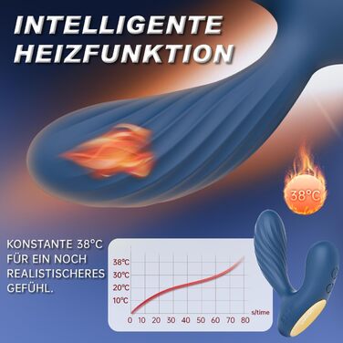Анальний плагін SVAKOM VICK NEO 3 в 1 для чоловіків: 6 вібрацій, 5 інтенсивностей, нагрів до 38°C, стимуляція простати, керування через додаток