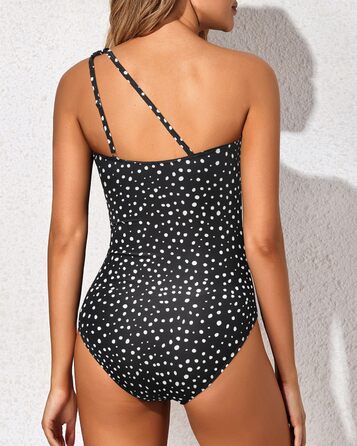 Купальник Holipick Daen Klassisch, чорно-білий у горошок, розмір M