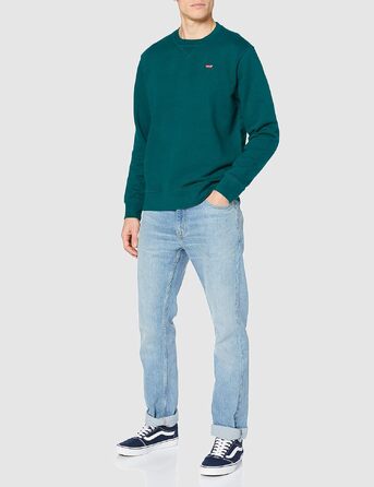 Чоловічі джинси Levi's 513 Slim Straight синього кольору Worn To Ride Adv, розмір 33W/32L