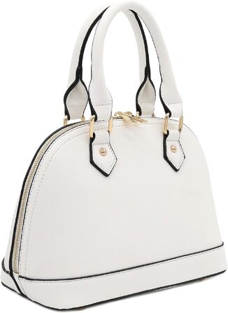 Жіноча біла сумка-сатчел FashionPuzzle Dome Satchel Ranzen