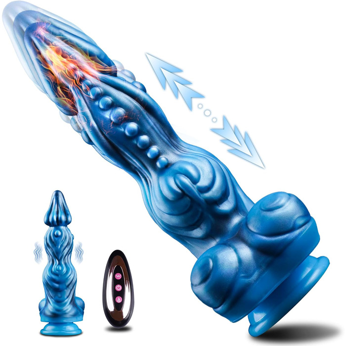 Анальний вібратор з нагрівом та 10 режимами вібрації - для жінок та чоловіків