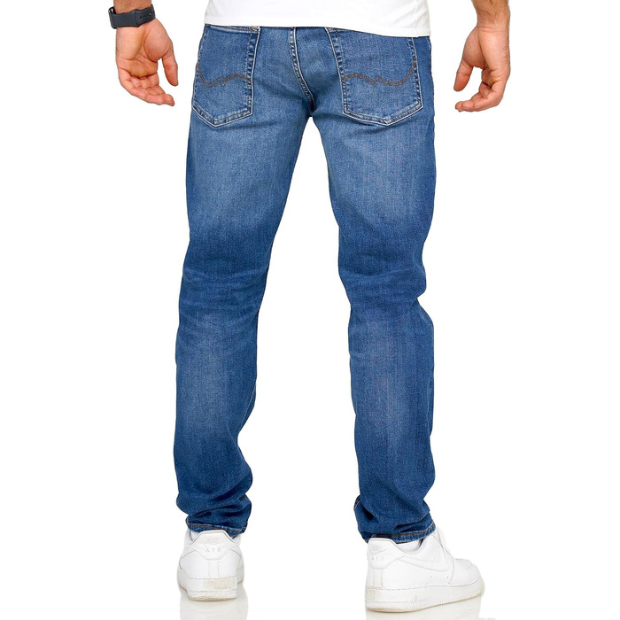 Чоловічі джинси JACK & JONES Infinity Mike ARIS Comfort Fit, темно-сині, 32W/32L