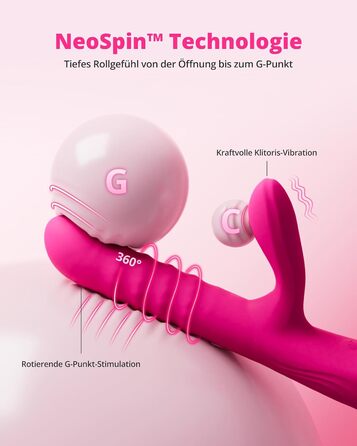 LOVENSE Velvo Rabbit Вібратор для жінок - стимулятор клітора з додатковою вібрацією G-точки, управління через додаток, водонепроникний IPX7