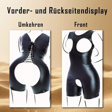 Жіночий шкіряний боді для БДСМ: шкіряний костюм, боді-сукня, аксесуари для рольових ігор, шкіряний ролевий костюм, чорний, XL