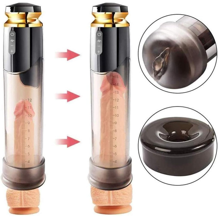 Електричний мастурбатор Zyledw з функцією витягування та вібрації для чоловіків