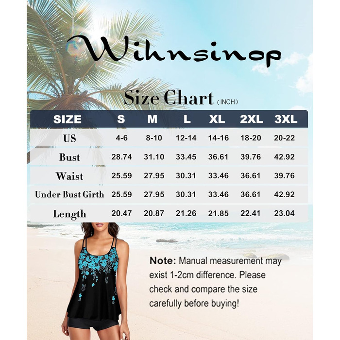 Tankini жіночий купальник з шортами, двочастинний комплект, літній, елегантний, синій. Ідеальний для пляжу та відпочинку.