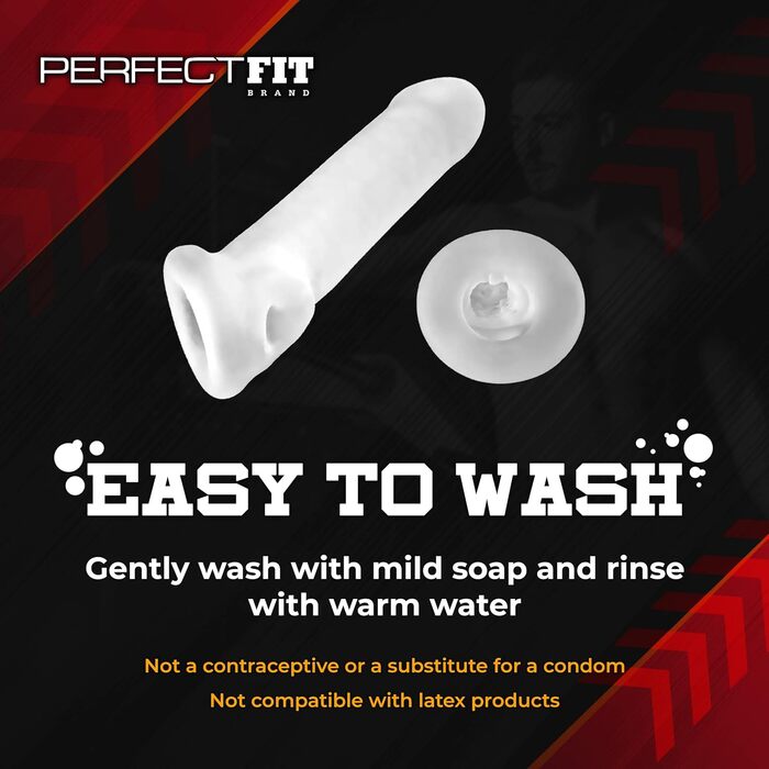 Прозорий презерватив PerfectFit Fat Boy dünn - 6,5 дюймів - 1 шт.