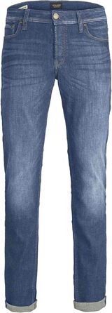 Чоловічі джинси Jack & Jones Tim Original AGI 010 Slim/Straight Fit, Medium Blue Denim (32W/32L)