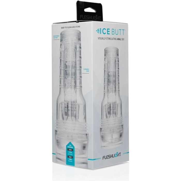Масажер для ануса Fleshlight Ice Butt Crystal Jack Bottom