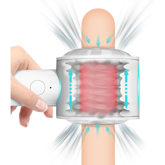 Електричний мастурбатор YcsLust для чоловіків з 6 режимами, автоматичний, ротаційний, портативний