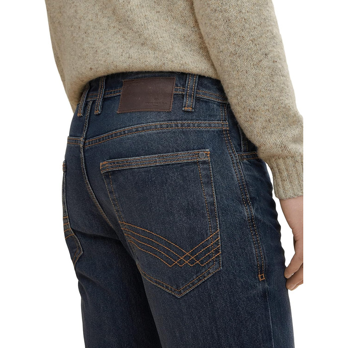 Чоловічі джинси Tom Tailor Marvin Straight, прямий крій, Mid Stone Wash Denim, розмір 34W/32L