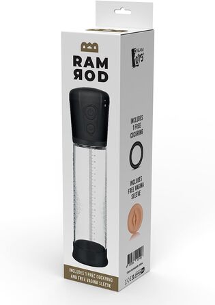 Автоматичний пеніс-насос RAMROD Clear – універсальний розмір