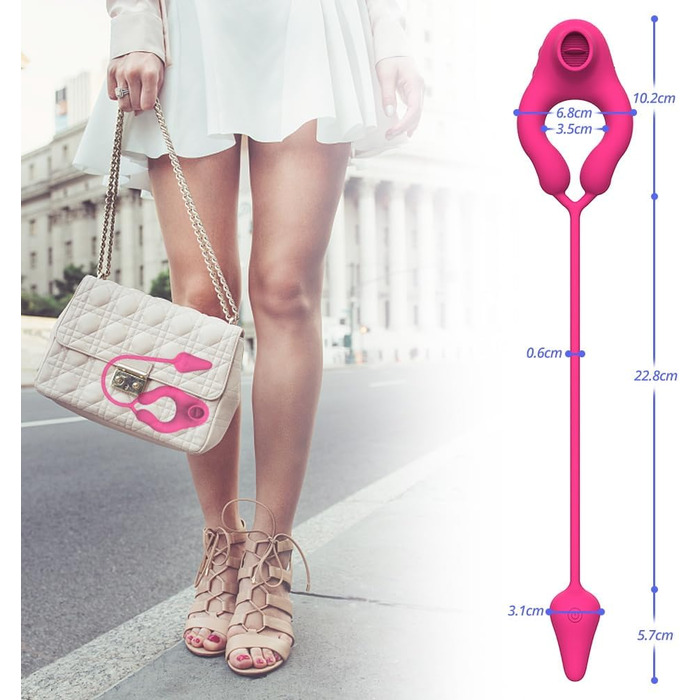 Вібратор для чоловіків SXOVO з вібратором клітора та міні-вібратором, набір для пар з пультом дистанційного керування