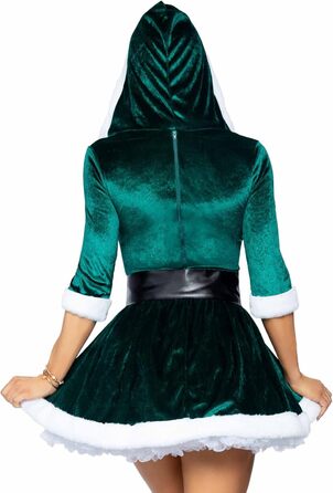 Костюм Санти для жінок Leg Avenue, червоно-білий, розмір S-M