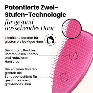Щітка для волосся Tangle Teezer Ultimate Detangler для вологого та сухого волосся всіх типів, рожева (Afterparty Pink)