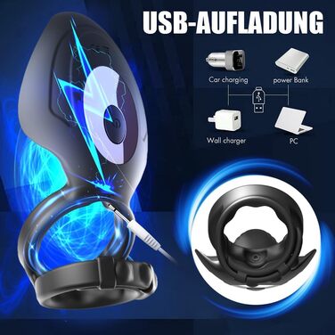 Vibrating Penis Ring Jpscor з пультом керування, 10 режимів вібрації, для чоловіків та пар