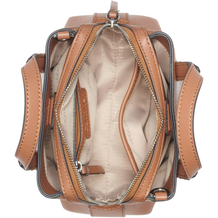 Жіноча міні-сумка крос-боді 2-в-1 Calvin Klein Millie з 3-ма відділеннями, колір Caramel