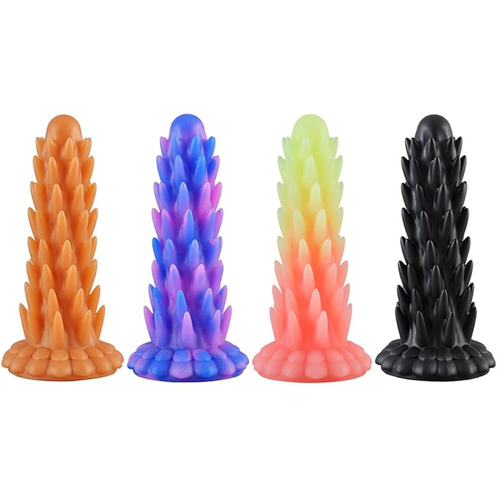 Анальний секс-іграшка Guspiun з широким гаком, силікон, чорний, L