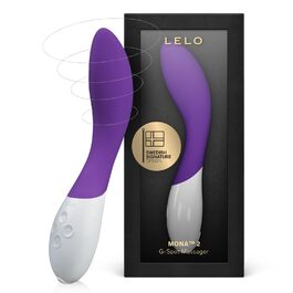 LELO Mona 2 – Електричний стимулятор точки G для жінок, бездротовий вібратор-масажер, фіолетовий