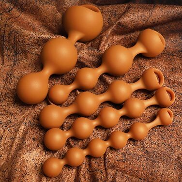 Анальні кульки з рідкого силікону, анальна цепь з кільцем для сперми, анальний мастурбатор, вагінальні кульки для стимуляції G-точки, іграшки для дорослих для жінок та чоловіків (XL)