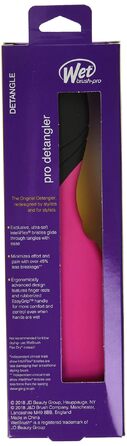 Масажна щітка для волосся Wet Brush Pro Detangler для легкого розплутування, рожева