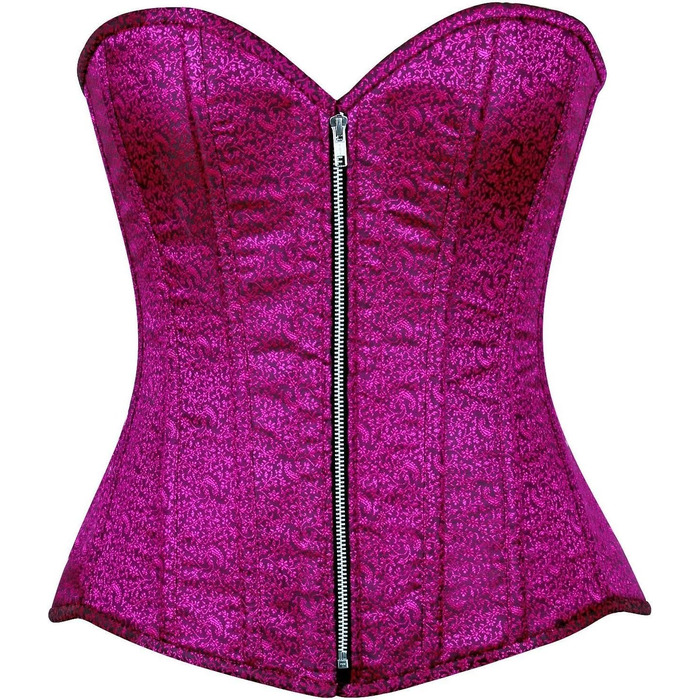 Корсет Daisy Corsets з двокольорового жабо з сталевими ребрами, Overbust, для жінок