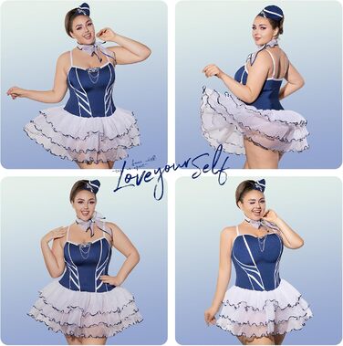 Костюм для косплею WeiDuoLuo для стюардес у великих розмірах, жіноча білизна