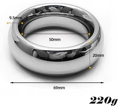 Сталевий кільце для пеніса з фіксатором яєчок, сталевий кільце для пеніса, кільця для пеніса, бондінг, кільце приборкання, інтимна біжутерія, секс-іграшки для чоловіків, затримка еякуляції, 3 розміри (40+45+50 мм)