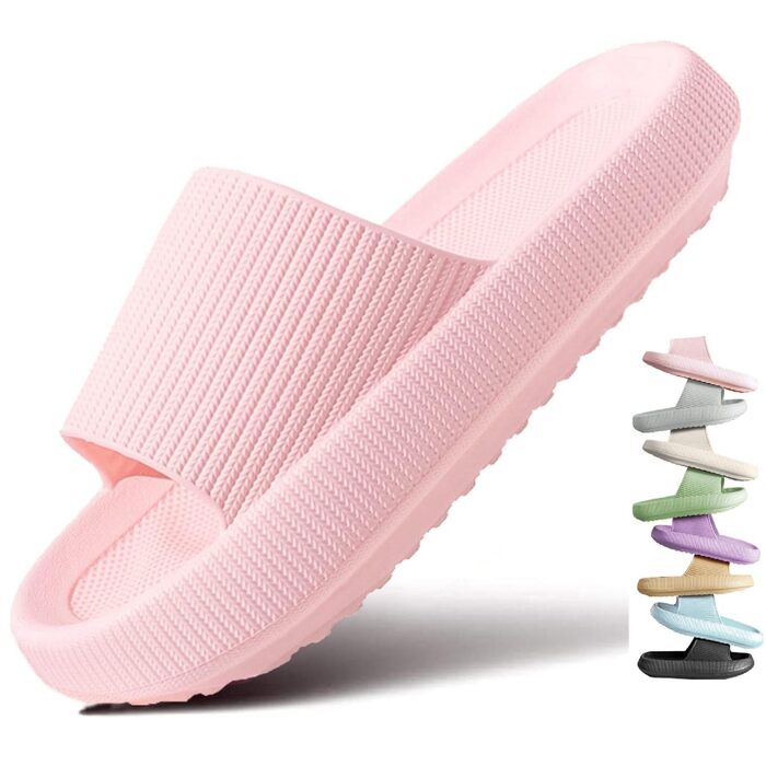 Ортопедичні капці Orthoslipper Original Wolkenschuhe з товстою м'якою підошвою, рожеві (розмір 42/43 EU)
