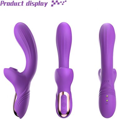 Вібратор жіночий Sexspielzeug Rabbit, 10 режимів, чорний