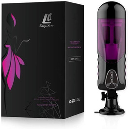 Електричний мастурбатор-чаша з 10 режимами обертання та телескопічною функцією, нагрівання, автоматичний мастурбатор для чоловіків. Іграшка для дорослих для чоловіків