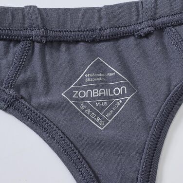 Чоловіча трусика-бразильяно ZONBAILON (5 шт.) - низька посадка, трусики-танга, низька посадка