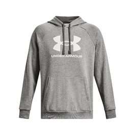 Чоловіча худі Under Armour Rival Fleece з логотипом, сіра (Castlerock Light Heather), розмір M