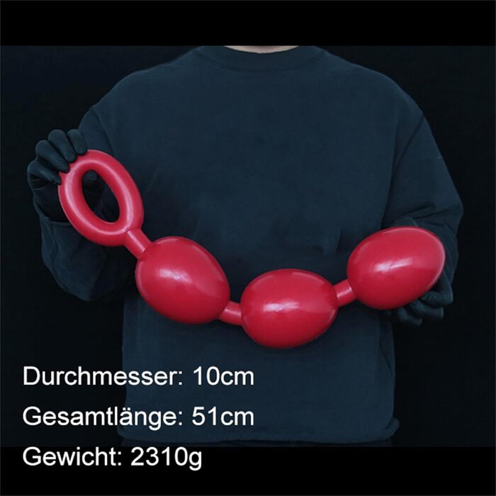 Анальний масажер Hrekssi з кулями, анальні кульки, анальний дildo, простатомасажер для чоловіків та жінок, SM іграшки для пар