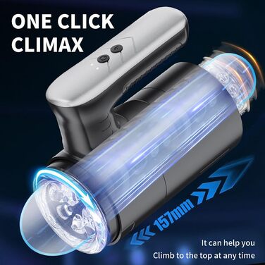 Електричний мастурбатор JFRong з 10 телескопічними режимами для чоловіків. Автоматичний мастурбатор з 3D вагіною, стимулятором сім'яника. Інтимні іграшки для чоловіків