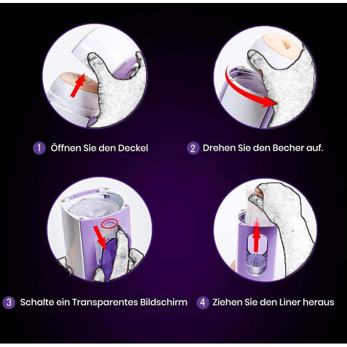 Автоматичний секс-іграшка для чоловіків з 10 режимами телескопічної та ротаційної дії. Мастубатор, секс-іграшка для чоловіків