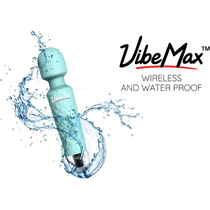 Масажер VibeMax: Бездротовий, Водонепроникний, Міні, Турквоаз