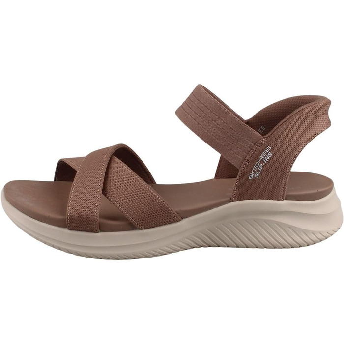 Жіночі сандалі Skechers Ultra Flex 3.0 Never Netter Hands Free Slip-ins, бежевий колір, розмір 41 EU